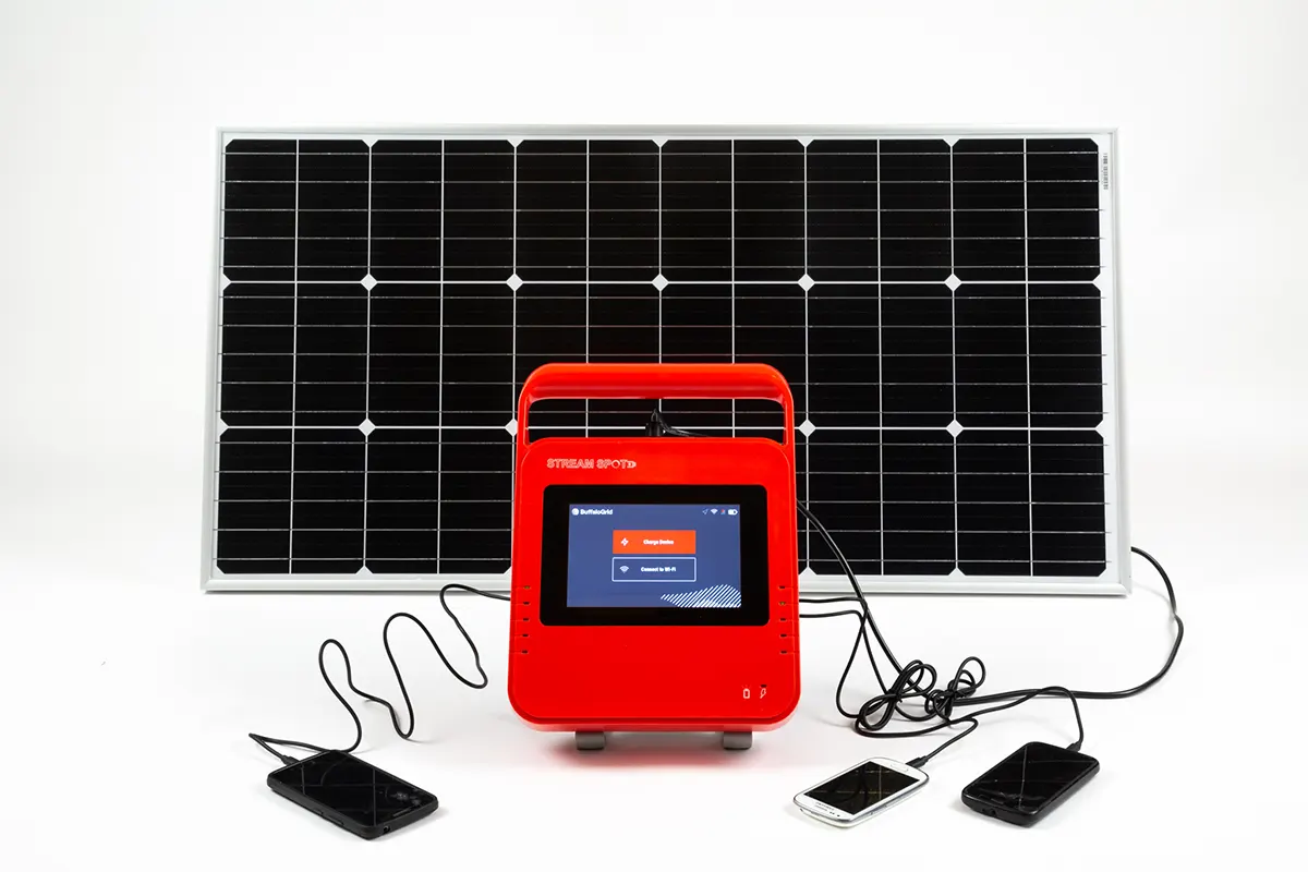 Solar-Powered Digital Hub